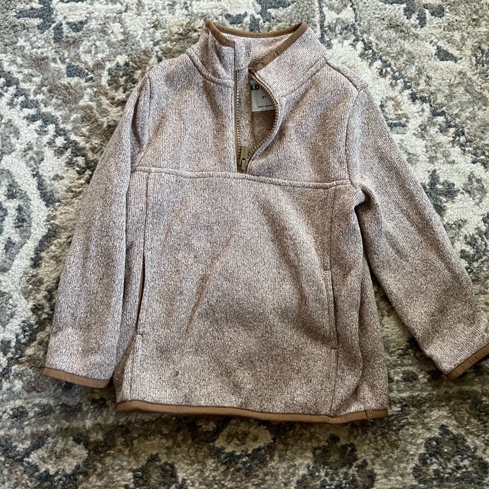 Old Navy half zip sweater 3T